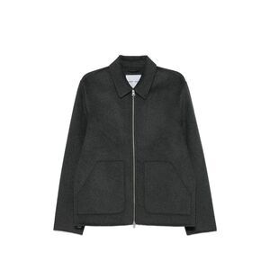 Samsoe Samsoe Grey Jackets - Shirt Jackets Men